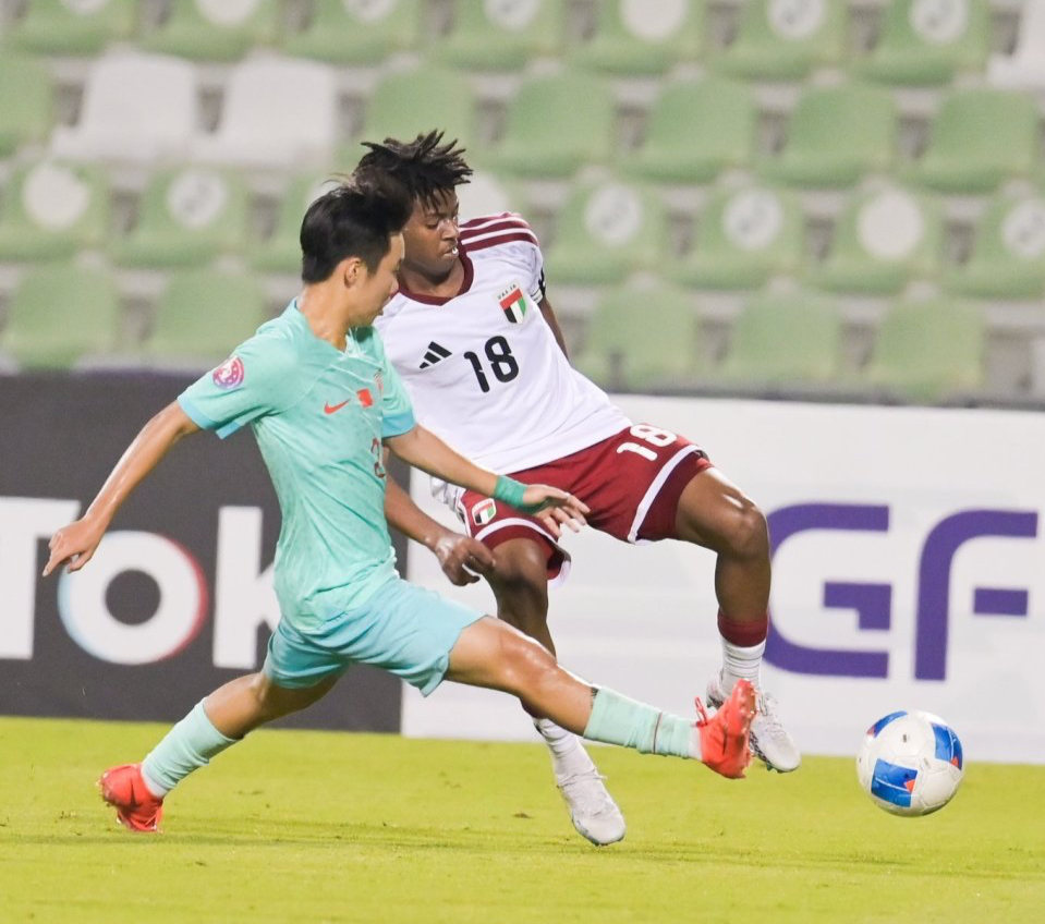 U16国足0-1阿联酋！遭海湾杯首败 跌第2+出线待定 李宇轩屡失良机